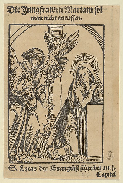 The Annunciation by Lucas Cranach the Elder