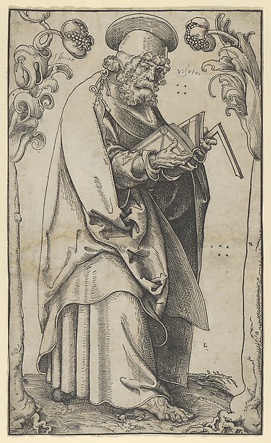 Matthew from Christ, the Apostles and St. Paul by Lucas Cranach the Elder