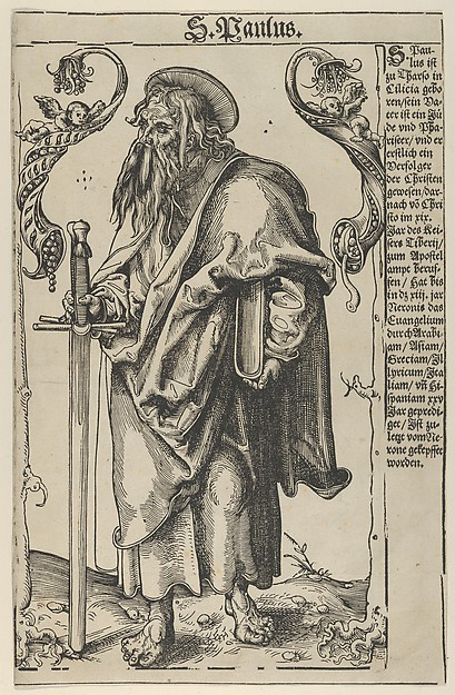 Paul from Christ, the Apostles and St. Paul by Lucas Cranach the Elder