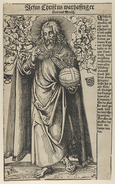 Christ from Christ, the Apostles and St. Paul by Lucas Cranach the Elder