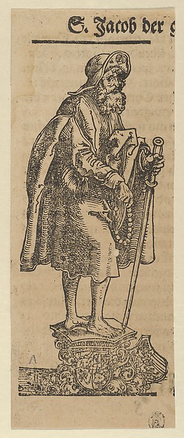 Silver Statuette of St. James the Greater, from the Wittenberg Reliquaries