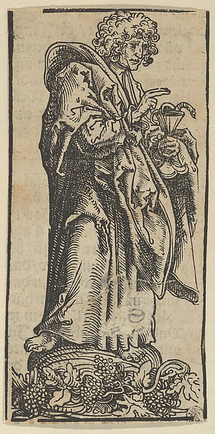 Silver Statuette of St. John, from the "Wittenberg Reliquaries" by Lucas Cranach the Elder