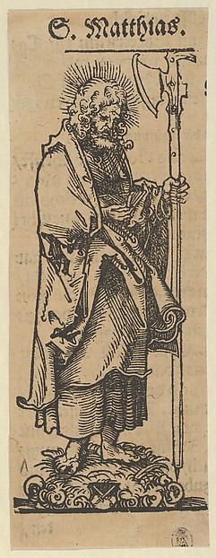 Silver Statuette of St. Matthew, from the Wittenberg Reliquaries