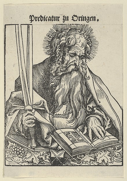 Bust of St. Paul, from the Wittenberg Reliquaries by Lucas Cranach the Elder