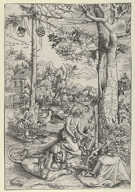 St. Jerome in the Wilderness by Lucas Cranach the Elder