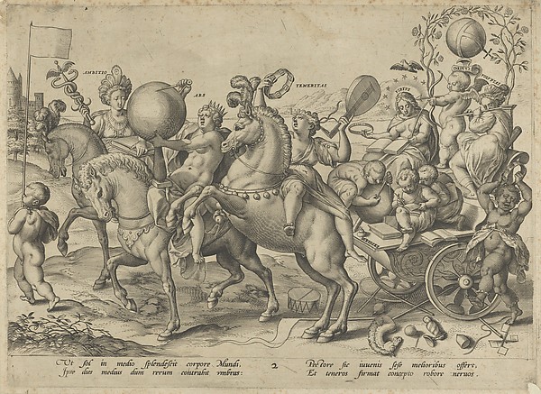 Youth (Midday), from "The Four Ages of Man and Death with the Last Judgment" by Hieronymus (Jerome) Wierix