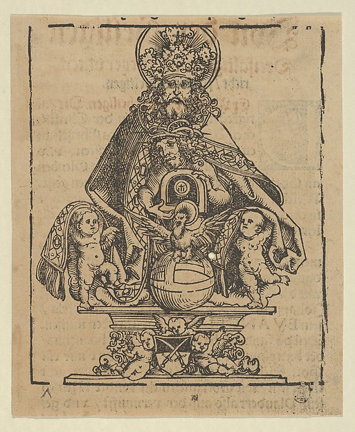 Reliquary with the Trinity, from "Wittenberg Reliquaries" by Lucas Cranach the Elder