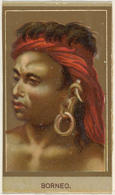 Borneo, from the Races of Mankind series (T181) issued by Abdul Cigarettes