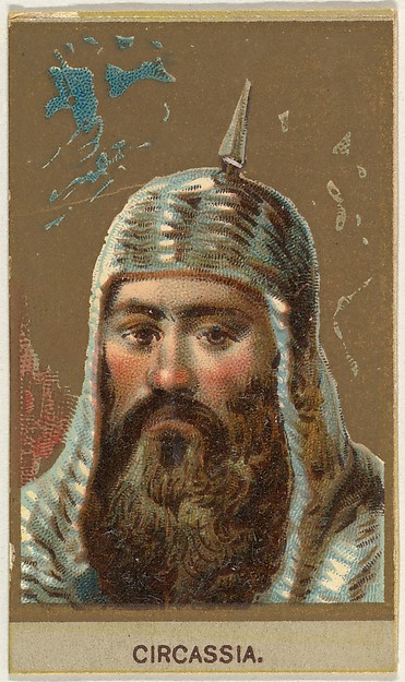Circassia, from the Races of Mankind series (T181) issued by Abdul Cigarettes