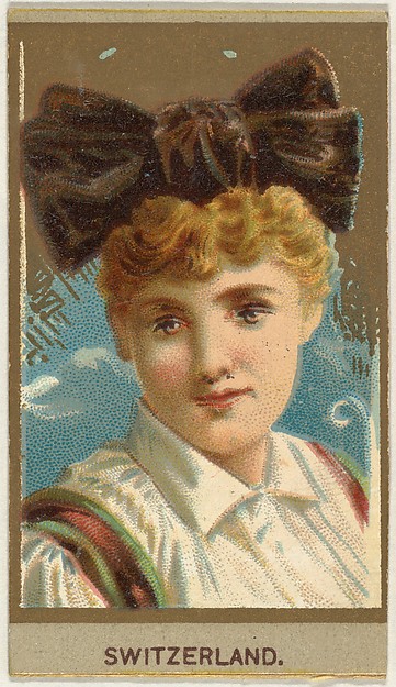 Switzerland, from the Races of Mankind series (T181) issued by Abdul Cigarettes