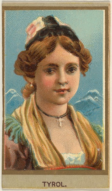 Tyrol, from the Races of Mankind series (T181) issued by Abdul Cigarettes
