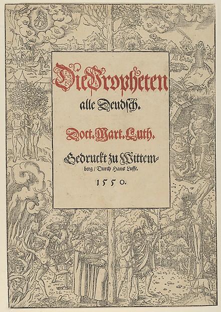 Die Propheten alle Deudsch