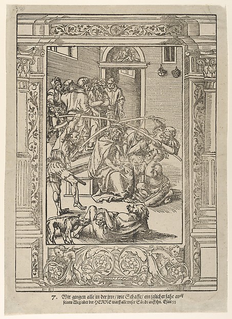 Christ Crowned with Thorns, from "The Passion" by Lucas Cranach the Elder