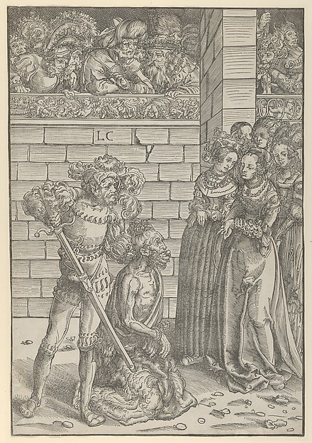The Beheading of St. John the Baptist by Lucas Cranach the Elder