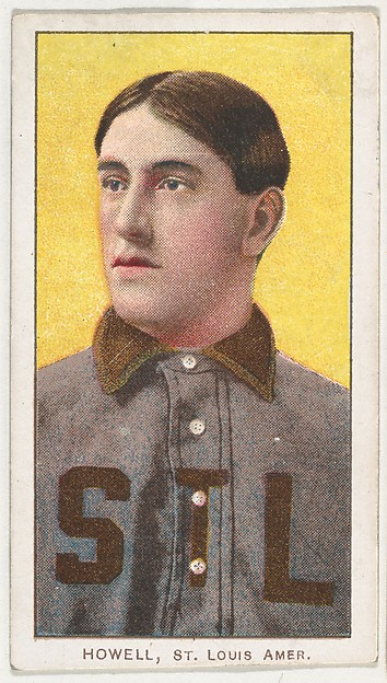 Howell, St. Louis, American League, from the White Border series (T206) for the American Tobacco Company