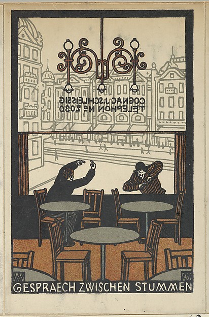 Conversation between Mutes (Gespraech zwischen Stummen)
