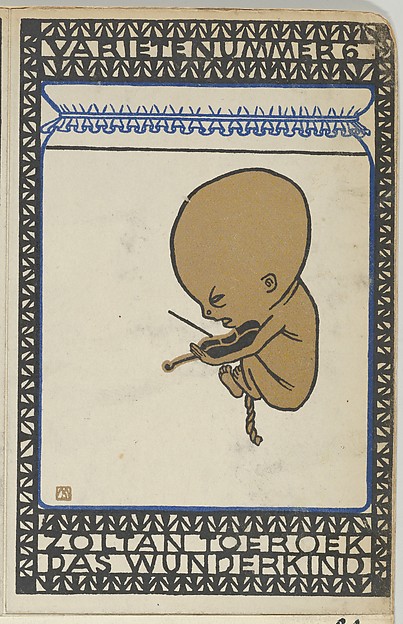 Vaudeville Act 6: Zoltan Toeroek, Child Prodigy (Varieténummer 6: Zoltan Toeroek, Das Wünderkind)