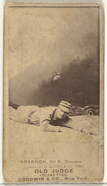 Daniel Webster "Dan" Shannon, 2nd Base, Omaha Omahogs/ Lambs, from the Old Judge series (N172) for Old Judge Cigarettes by Goodwin & Company, The Metropolitan Museum of Art