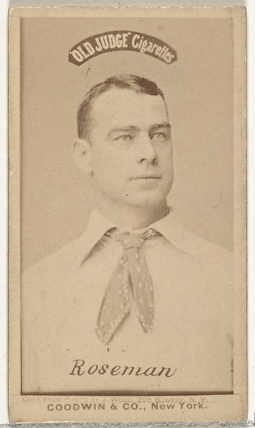 Roseman, from the Old Judge series (N172) for Old Judge Cigarettes