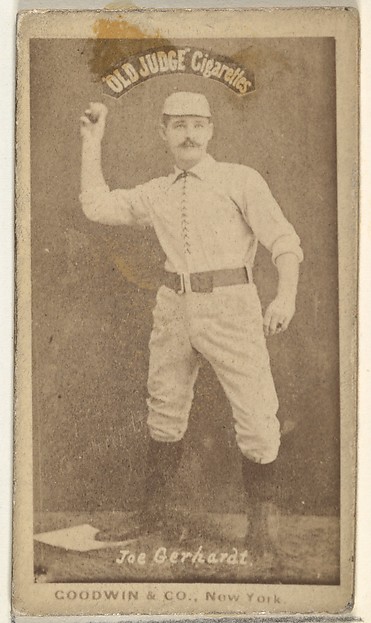 John Joseph "Joe" Gerhardt, from the Old Judge series (N172) for Old Judge Cigarettes