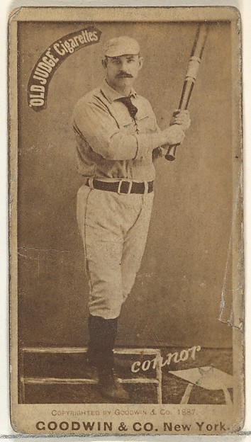 Roger Connor, New York Giants/Gothams, from the Old Judge series (N172) for Old Judge Cigarettes