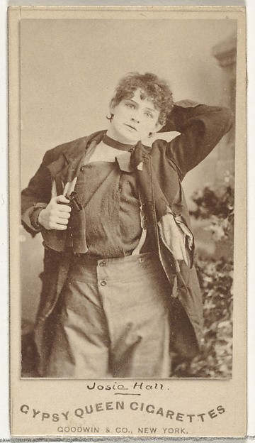 Josie Hall, from the Actors and Actresses series (N171) for Gypsy Queen Cigarettes