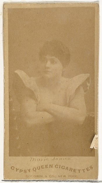 Marie Jansen, from the Actors and Actresses series (N171) for Gypsy Queen Cigarettes