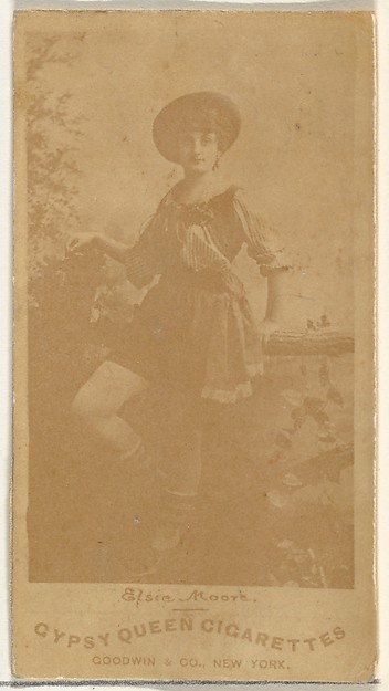Elsie Moore, from the Actors and Actresses series (N171) for Gypsy Queen Cigarettes