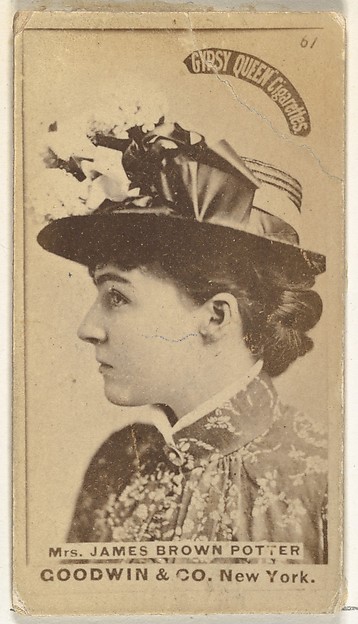Mrs. James Brown Potter, from the Actors and Actresses series (N171) for Gypsy Queen Cigarettes
