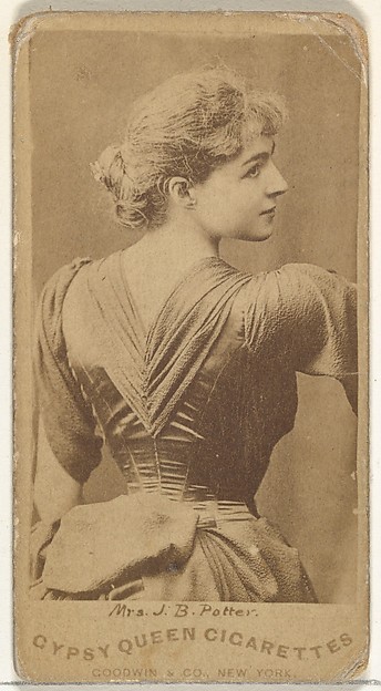 Mrs. James Brown Potter, from the Actors and Actresses series (N171) for Gypsy Queen Cigarettes