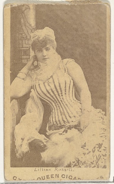 Lillian Russell, from the Actors and Actresses series (N171) for Gypsy Queen Cigarettes