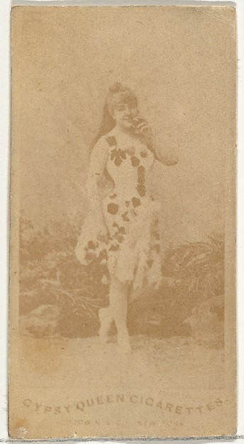 From the Actors and Actresses series (N171) for Gypsy Queen Cigarettes