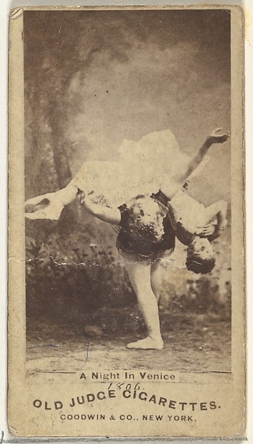 A Night in Venice, from the Actors and Actresses series (N171) for Old Judge Cigarettes