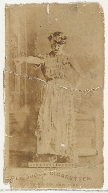 Joanstone Bennett, from the Actors and Actresses series (N171) for Old Judge Cigarettes