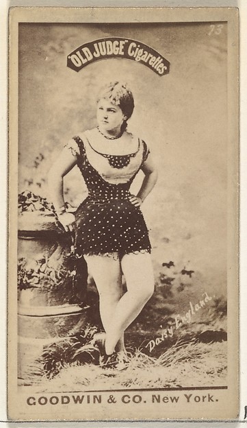 Daisy England, from the Actors and Actresses series (N171) for Old Judge Cigarettes