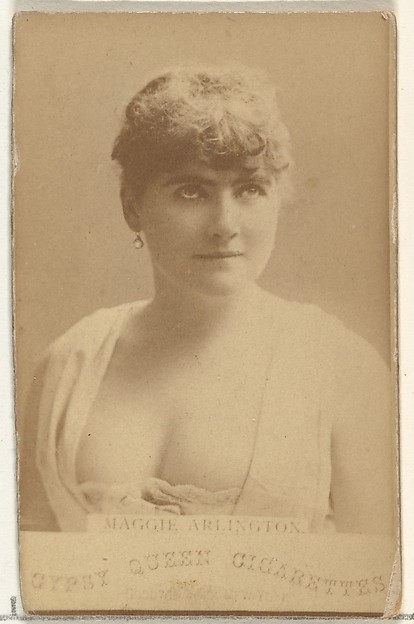 Maggie Arlington, from the Actors and Actresses series (N171) for Gypsy Queen Cigarettes