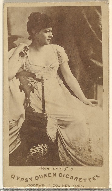 Mrs. Langtry, from the Actors and Actresses series (N171) for Gypsy Queen Cigarettes