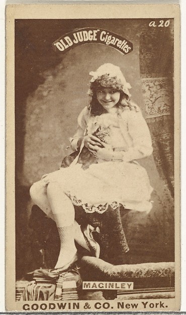 Maginley, from the Actors and Actresses series (N171) for Old Judge Cigarettes