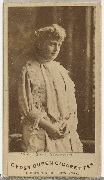 Eva Shannon, from the Actors and Actresses series (N171) for Gypsy Queen Cigarettes
