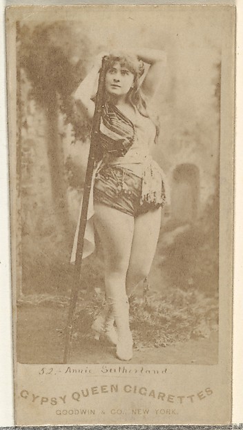 Annie Sutherland, from the Actors and Actresses series (N171) for Gypsy Queen Cigarettes