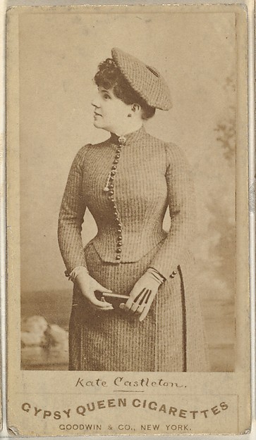 Kate Castleton, from the Actors and Actresses series (N171) for Gypsy Queen Cigarettes