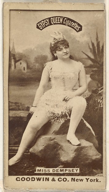 Miss Dempsey, from the Actors and Actresses series (N171) for Gypsy Queen Cigarettes
