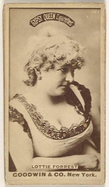 Lottie Forrest, from the Actors and Actresses series (N171) for Gypsy Queen Cigarettes
