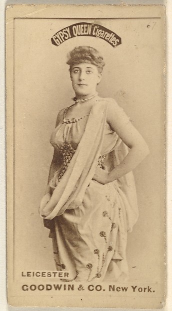 Leicester, from the Actors and Actresses series (N171) for Gypsy Queen Cigarettes