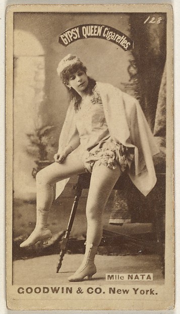 Mlle. Nata, from the Actors and Actresses series (N171) for Gypsy Queen Cigarettes