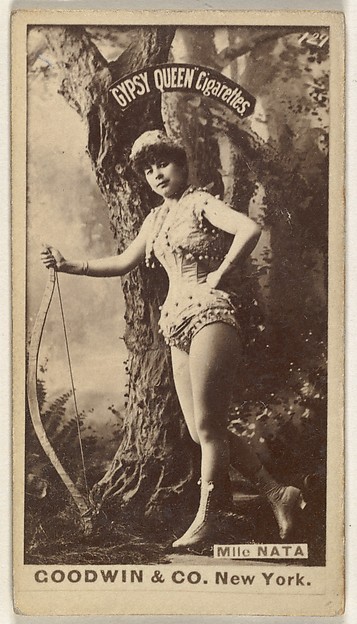 Mlle. Nata, from the Actors and Actresses series (N171) for Gypsy Queen Cigarettes