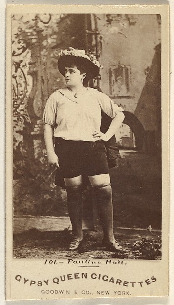 Pauline Hall, from the Actors and Actresses series (N171) for Gypsy Queen Cigarettes