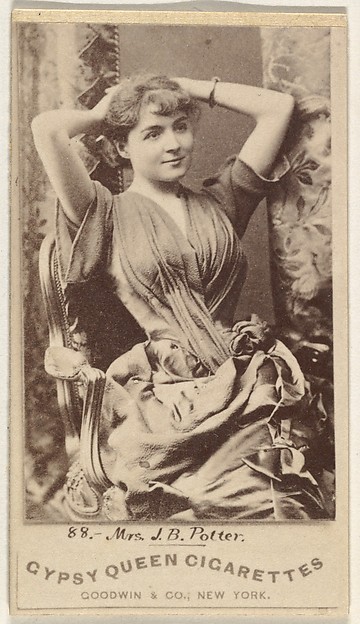 Mrs. J.B. Potter, from the Actors and Actresses series (N171) for Gypsy Queen Cigarettes