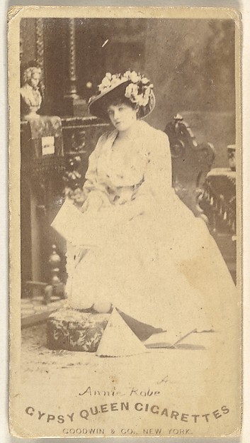 Annie Robe, from the Actors and Actresses series (N171) for Gypsy Queen Cigarettes