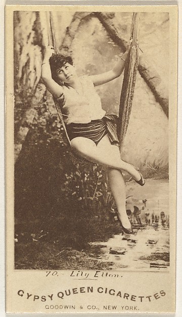 Lily Elton, from the Actors and Actresses series (N171) for Gypsy Queen Cigarettes
